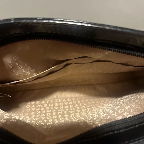 Kate Spade Black Embossed Clutch - Picture 5 of 6